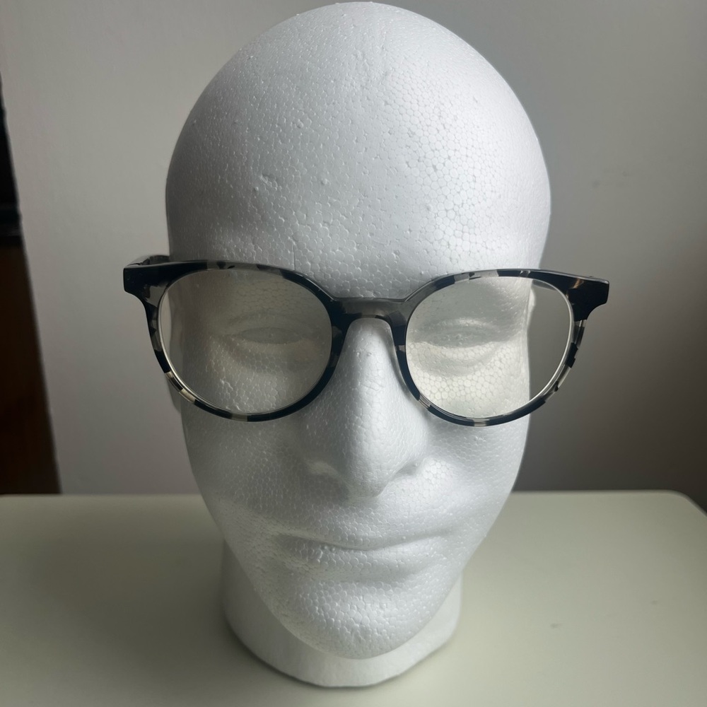Chic Gray and White Women's Glasses